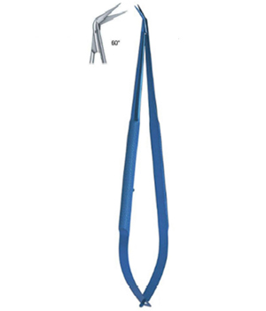 Titanium Micro Angled Scissors 