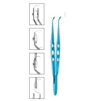 Titanium Livernois IOL Folding Forceps